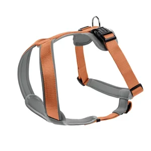 Ausverkauf HUNTER Geschirr Neopren 53-65/M kupfer/grau